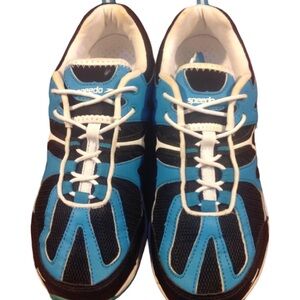 Speedo Blue and Black Athletic Shoes